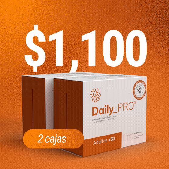 Daily PRO +50® / Probiótico Adulto Mayor 60 billones
