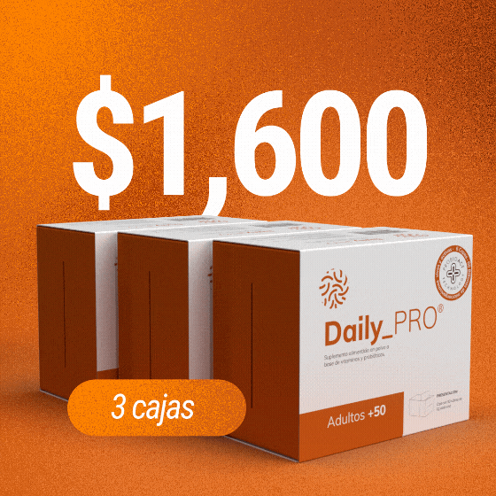 Daily PRO +50® / Probiótico Adulto Mayor 60 billones